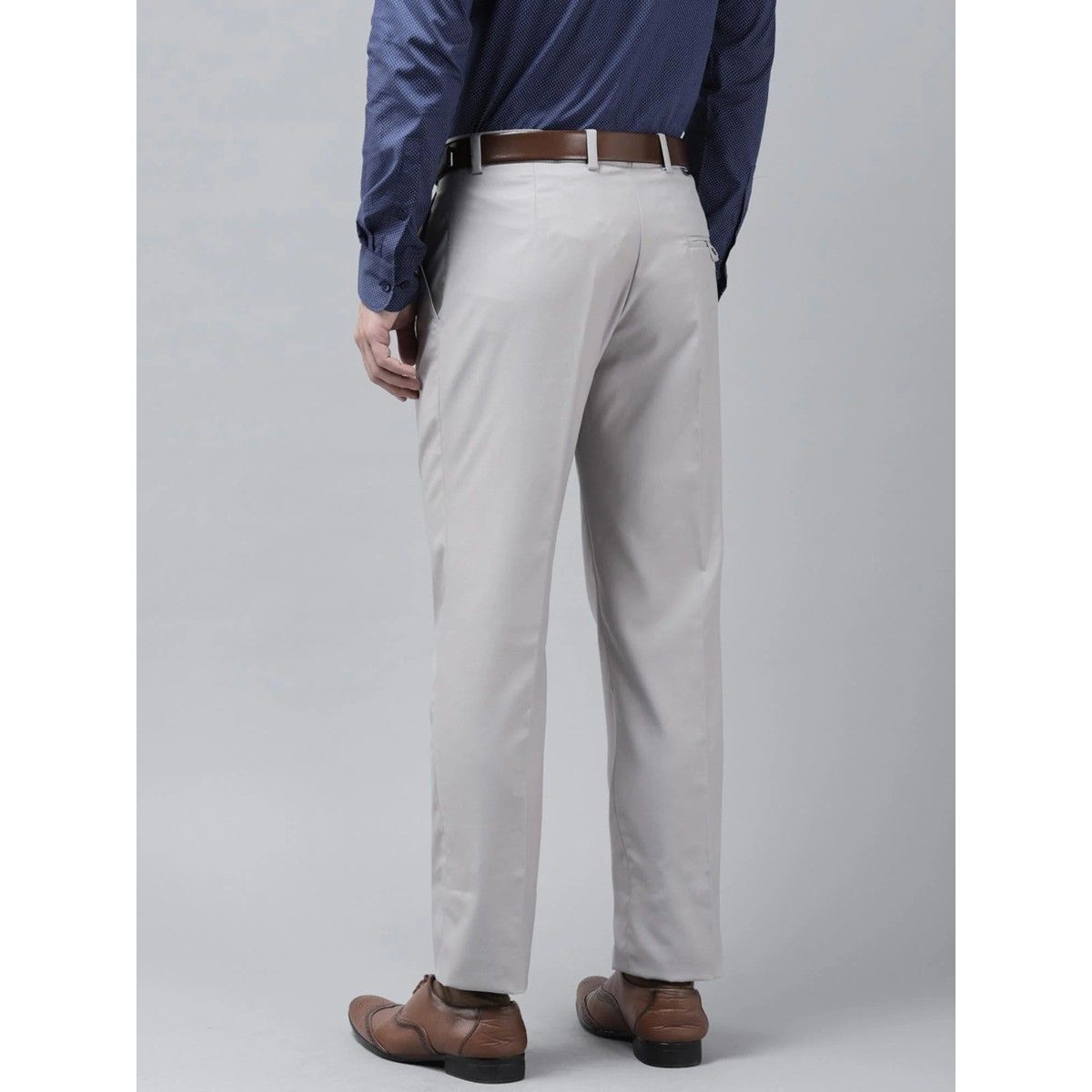 Grant Slim Fir Grey Lycra Trouser | Grey pants, Slim fit pants men, Slim fit